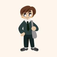 student cartoon theme elements N283