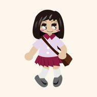 student cartoon theme elements N289