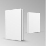 Blank book cover vector illustration gradient mesh