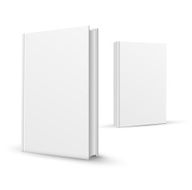 Blank book cover vector illustration gradient mesh N2