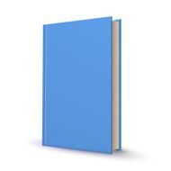 Blank book cover vector illustration