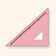 stationary triangle theme elements vector eps N9