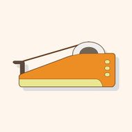 stationary tape dispenser theme elements vector eps N8