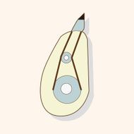 stationary correction tape theme elements vector eps N9