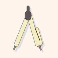 stationary compass theme elements vector eps N20