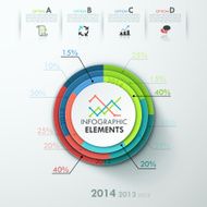 Modern infographics options banner N113