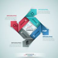 Modern infographics options banner N115