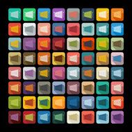 Flat design xylophone N3