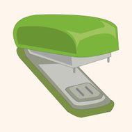 stationary stapler theme elements vector eps N17