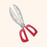 stationary scissors theme elements vector eps N15