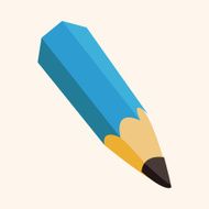 stationery pencil theme elements vector eps N14
