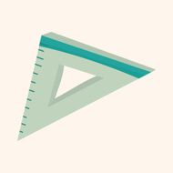 stationary triangle theme elements vector eps N10
