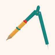 stationary compass theme elements vector eps N23
