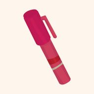 stationery pen theme elements vector eps N14