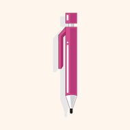 stationery auto pencil theme elements vector eps N5