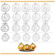 Connect the dots number of images - exercise for kids N9