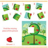 Find missing piece - Puzzle game for Children N3