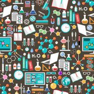 Seamless chemical and scientific pattern