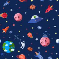 Space seamless pattern N3
