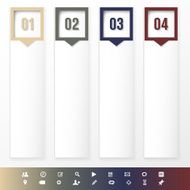 Modern design template for info graphics N2