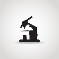 Realistic microscope icon N2