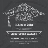 Graduation Cap Invitation