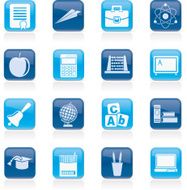 school and education icons N715