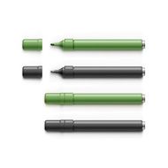 Vector Set of Markers Highlighters Felt Tip Pens N8