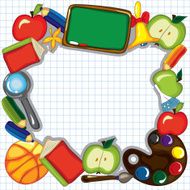 Colorful school background N5