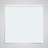 Sheet with holes from the pad