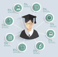 Education for your text editable clean vector
