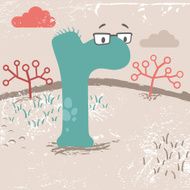 Cute alphabet Letter R