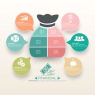 Business and Financial Infographics Template Design