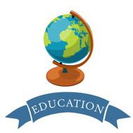 Cartoon globe illustration N3