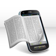 Ebook in smart phone