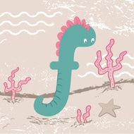 Cute alphabet Letter F