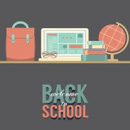 Back to School Concept Vector Illustration N18