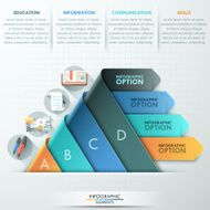 Modern infographics options banner N116