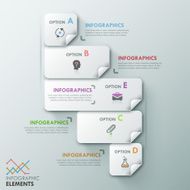 Modern infographic option banner N21