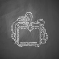 three d printer icon N4