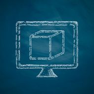 three d model icon