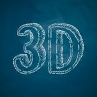 three d icon