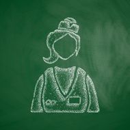 saleswoman icon