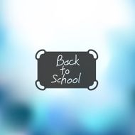 school icon on blurred background N2