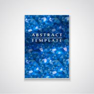 blue mosaic background design for book cover