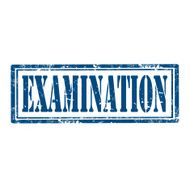 Examination-stamp