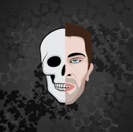 half face skull N2