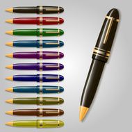 Collection of pens