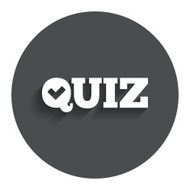 Quiz sign icon Questions and answers game N20