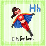 Letter H for hero